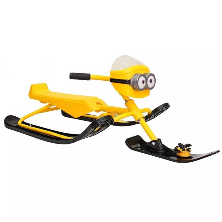 Снегокат детский Миньон жёлтый — картинка 5