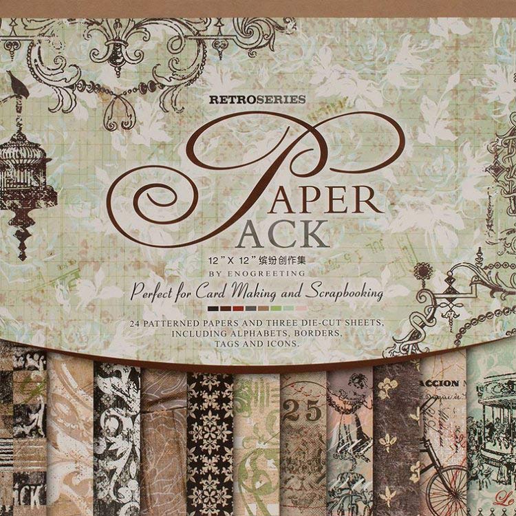 Набор бумаги «Мятные узоры» — картинка 2