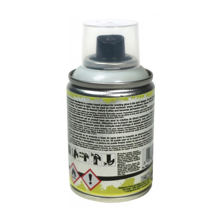Краска на водной основе decoSpray, светящаяся в темноте, 093014 Прозрачный — картинка 3