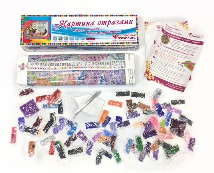 Алмазная вышивка «Сиамская леди» — картинка 3