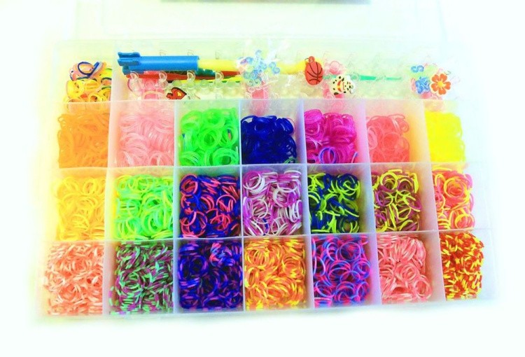 Набор для плетения фенечек Вералина Loom bands 21 цвет — картинка 2