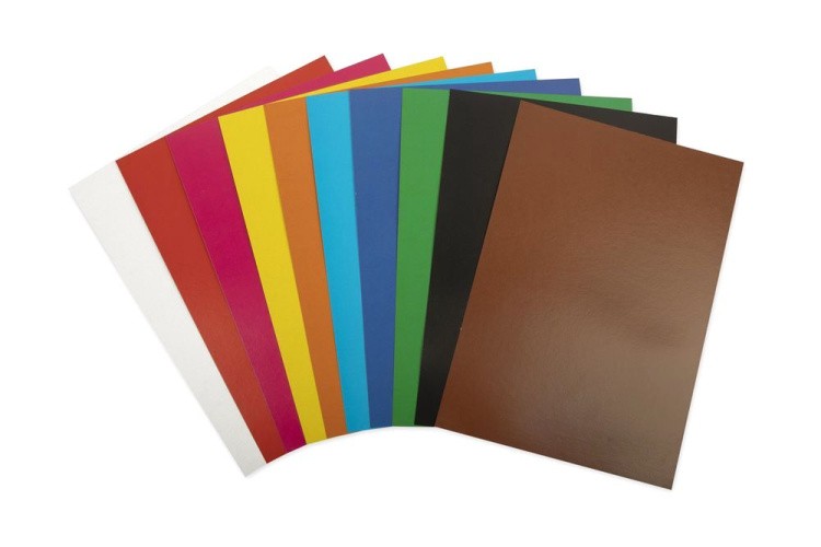 Набор цветного картона, односторонний, немелованный, А4, 10 л., 10 цв. — картинка 2