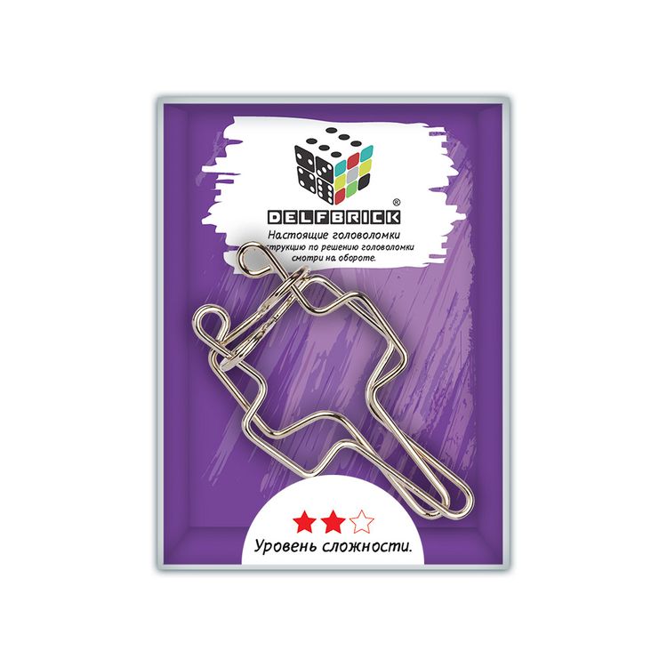 Головоломка металлическая Рамки, 2 элемента — картинка 2