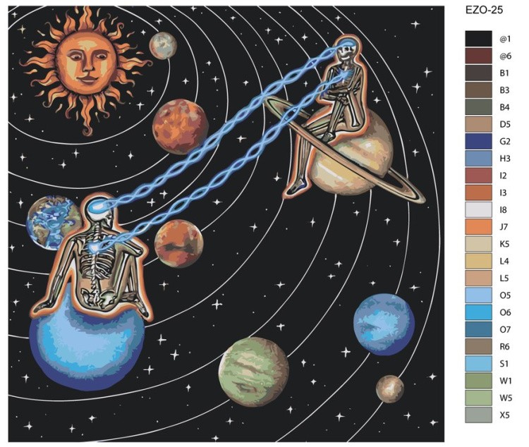 Картина по номерам «Духовное единение» — картинка 2