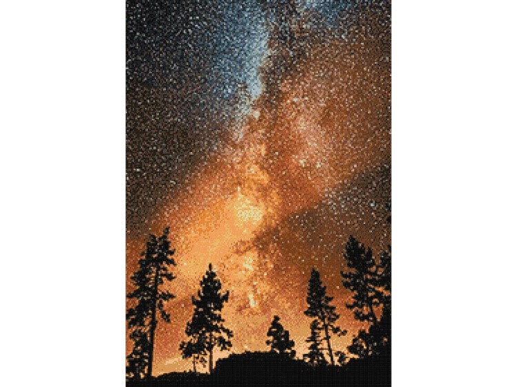 Алмазная вышивка «Звездное небо» — картинка 3