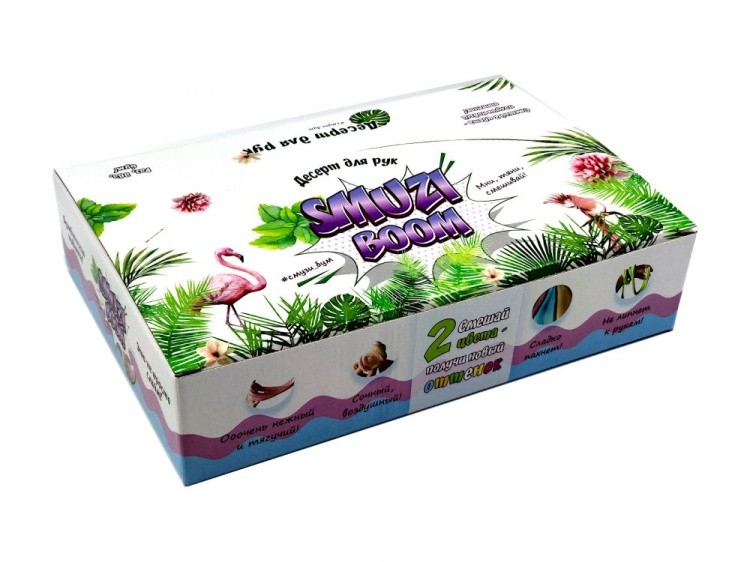 Шоу-бокс Слайм Smuzi Boom Флоат, 6 цветов 200 гр
— картинка 7