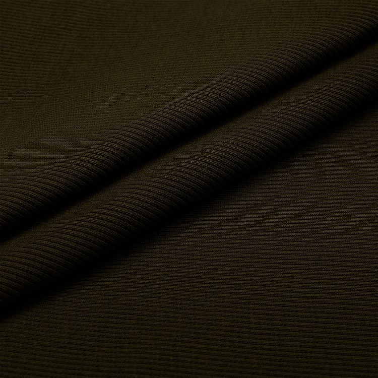 Ткань трикотаж Кашкорсе с лайкрой, 3 м x 120 см, 350 г/м², цвет: черный, TBY — картинка 3