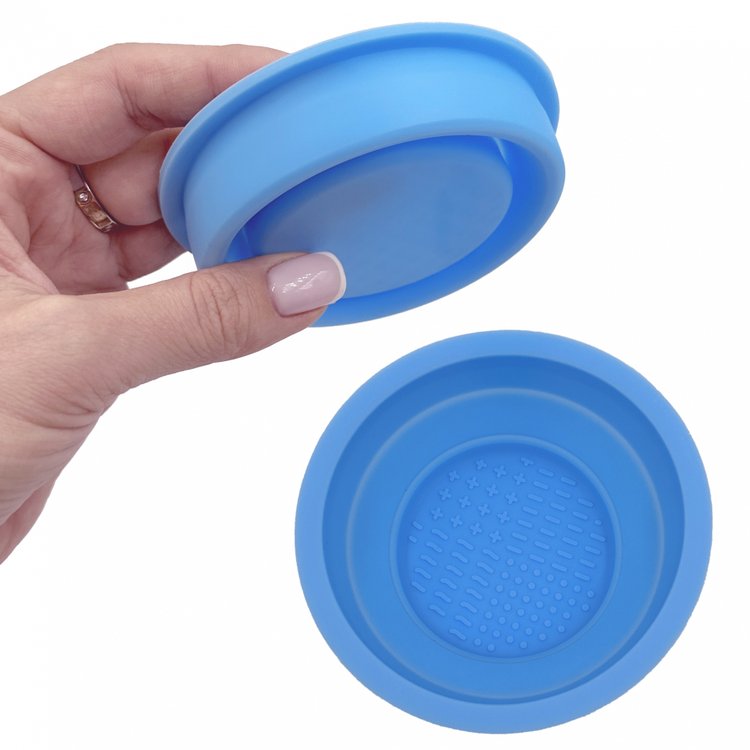 Силиконовый коврик для рисования со стаканчиком, 60x40 см — картинка 3