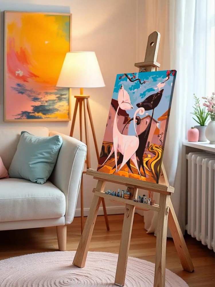 Картина по номерам «Прекрасная парочка» — картинка 9