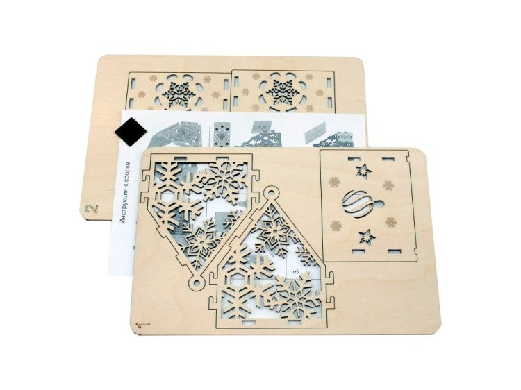 Конструктор из дерева «Домик Снежинка», Древо игр — картинка 5