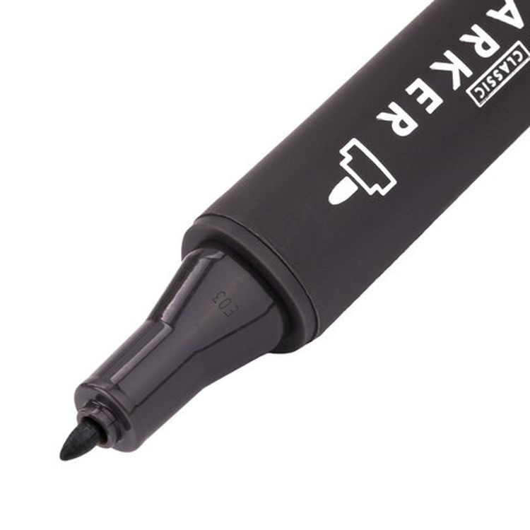 Маркер для скетчинга двусторонний 1 мм - 6 мм BRAUBERG ART CLASSIC, цвет: светло-голубой — картинка 4