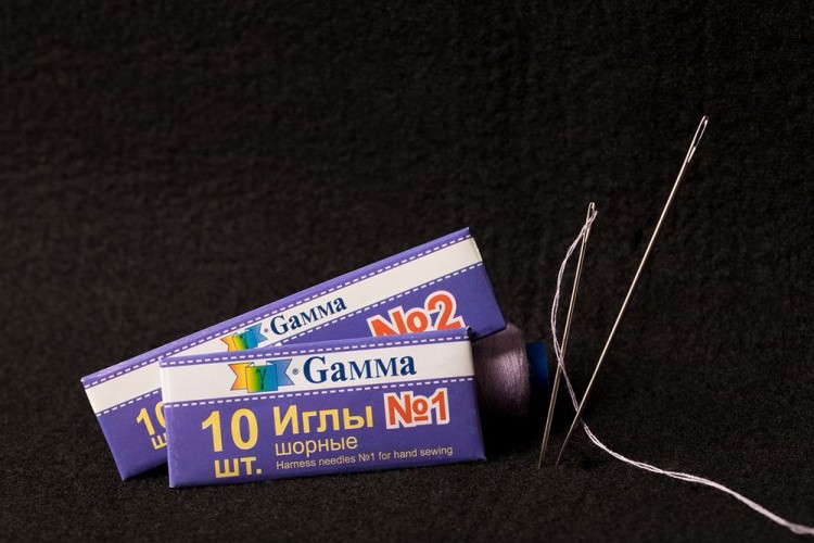 Иглы для шитья ручные №1 шорные 10 шт., Gamma — картинка 4