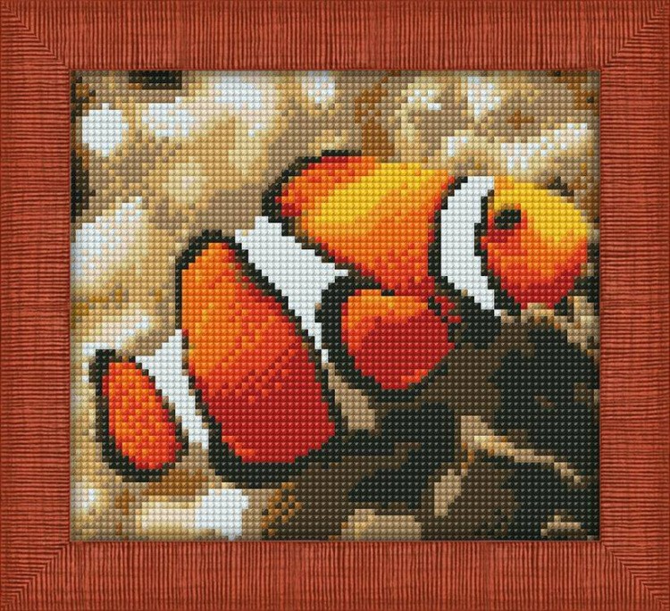 Алмазная вышивка «Рыба-клоун» — картинка 2