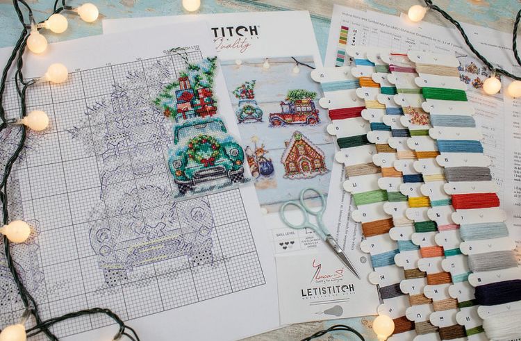 Набор для вышивания «Christmas Ornaments kit nr. 3» — картинка 2