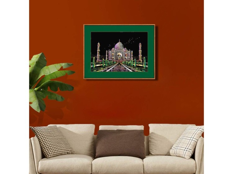 Скретч-картина «Taj Mahal» (цветная) — картинка 7