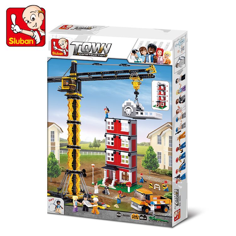 Конструктор «Город. Подъемный кран», 1461 деталь — картинка 2