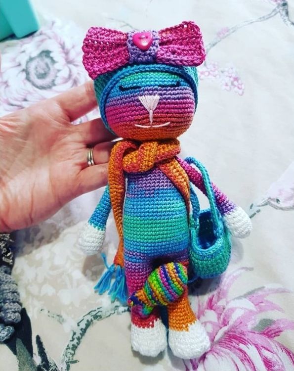 Пряжа ALIZE Bahar Batik Design (6789), оранжево-розовый, 5 шт. по 100 г — картинка 4