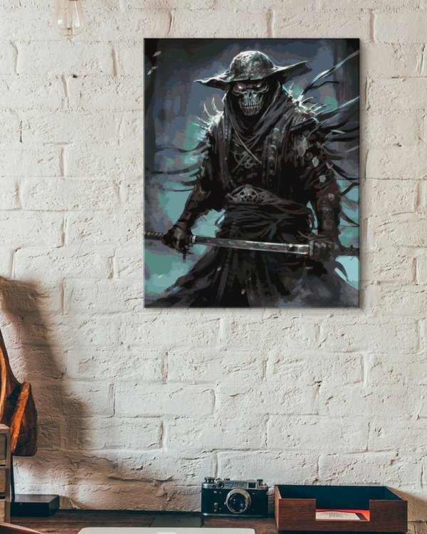 Картина по номерам «Самурай-призрак» — картинка 3