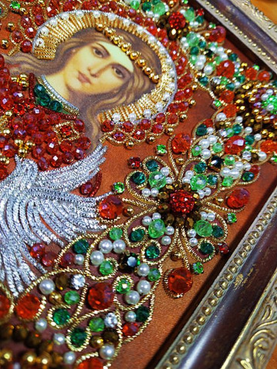 Набор вышивки хрустальными камнями «Святая Иулия» — картинка 10