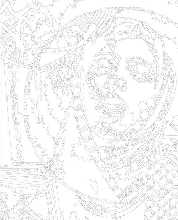 Картина по номерам «OG buda ОГ буда рэпер: Арт баскет» — картинка 3