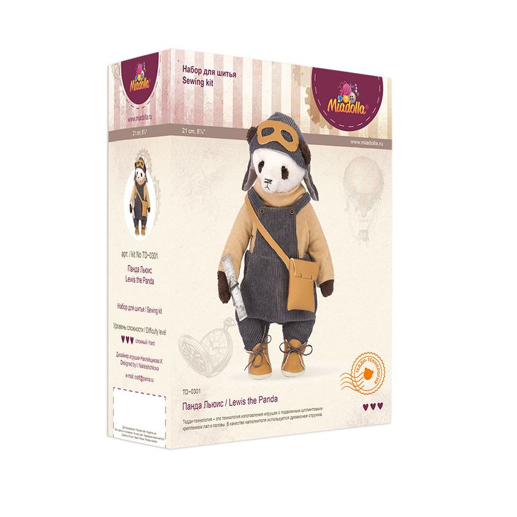 Набор для шитья «Панда Льюис» — картинка 3