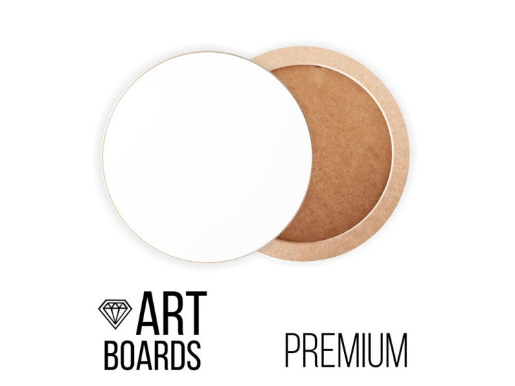 Заготовка ART Board Premium White круглый ⌀ 40 см, Craftsmen.store