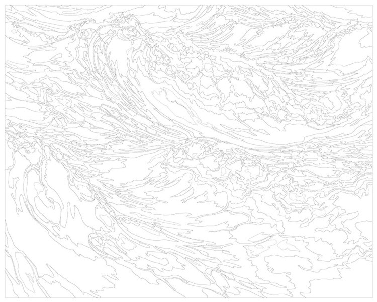 Картина по номерам «Море: Живописные волны 2» — картинка 3