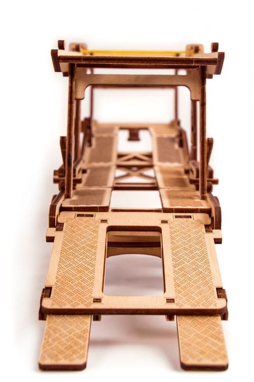 Конструктор из дерева «Прицеп Автовоз с джипом», Wood Trick — картинка 6