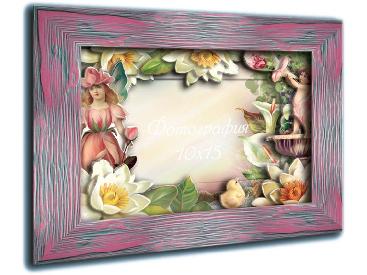 Объемная фоторамка «Цветочная фея» — картинка 2