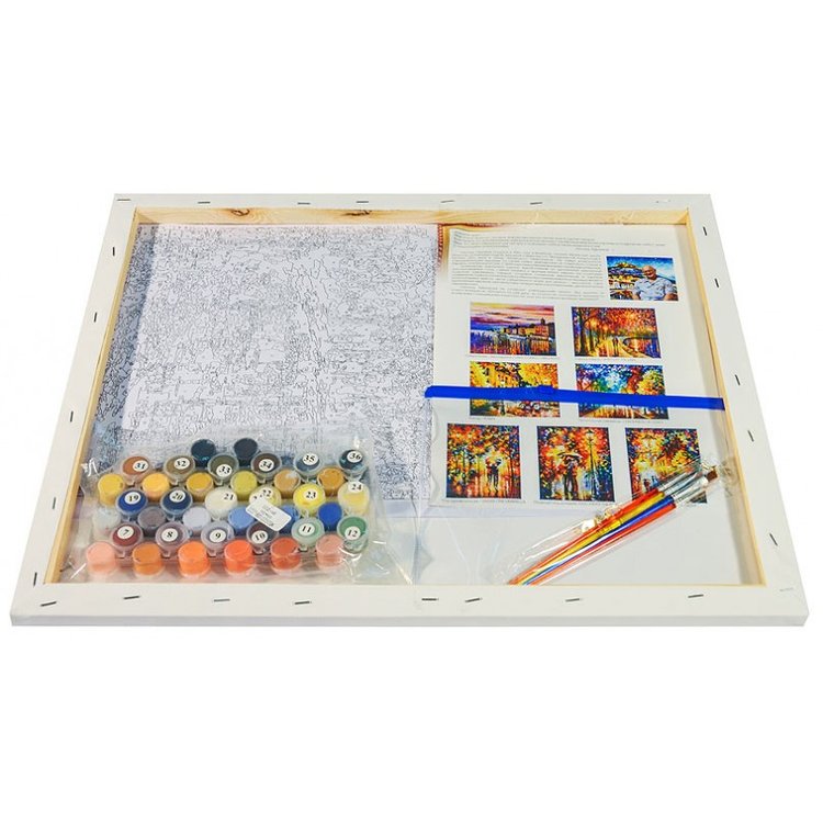 Картина по номерам «Ромашки» — картинка 3