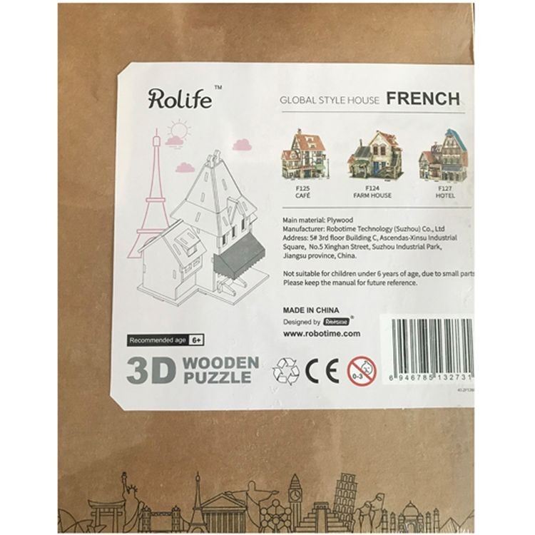 Конструктор из дерева «Французский цветочный магазин» — картинка 3