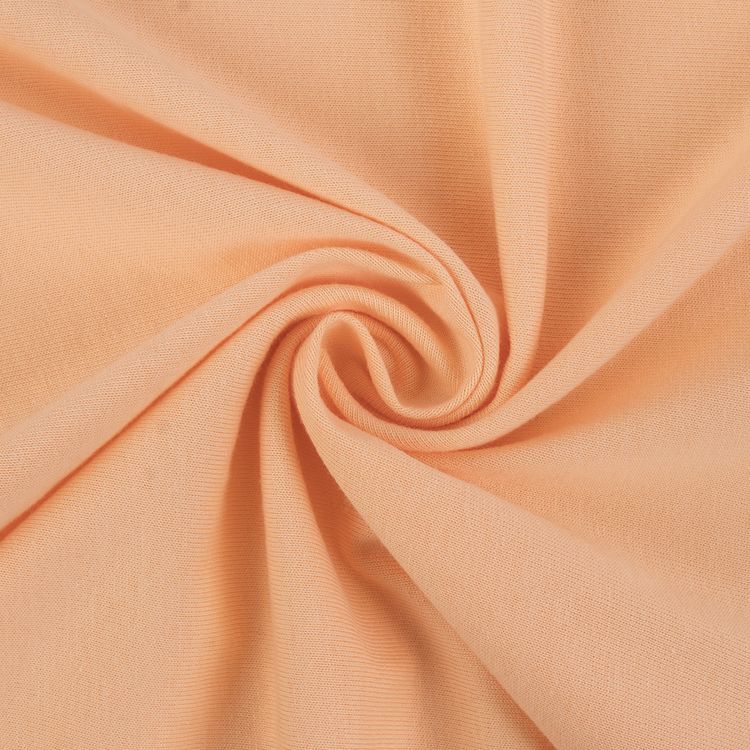 Трикотаж кукольный, 50x55 см, 225 г/м2, 100% хлопок, цвет: №05 персиковый, Peppy — картинка 2