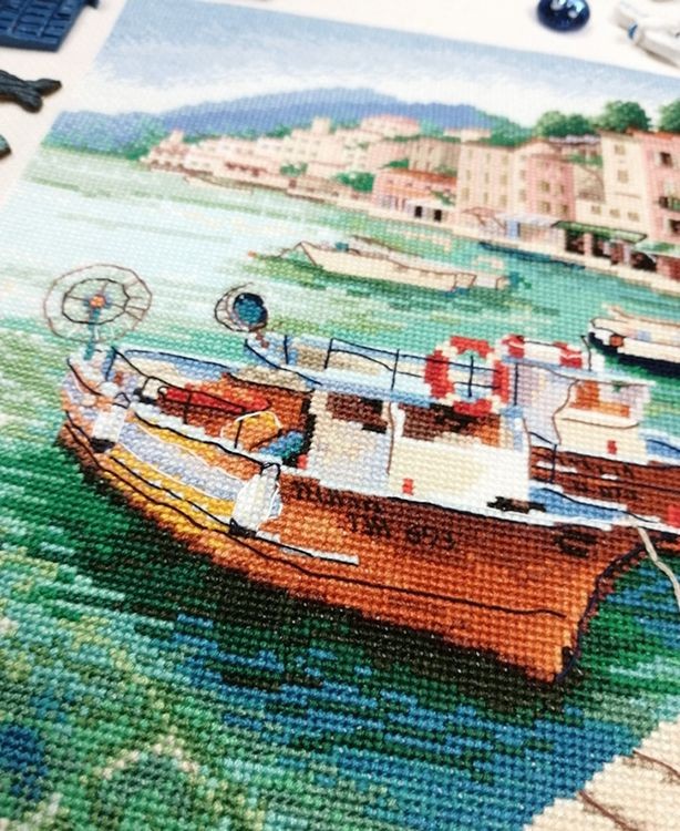 Набор для вышивания «Лодки» — картинка 4