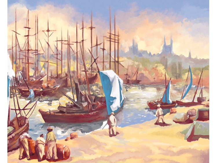 Холст «Торговый порт» — картинка 3