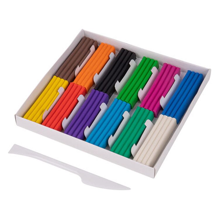 Пластилин классический «Магия цвета NEW», 12 цв., 240 г, со стеком, Brauberg — картинка 2