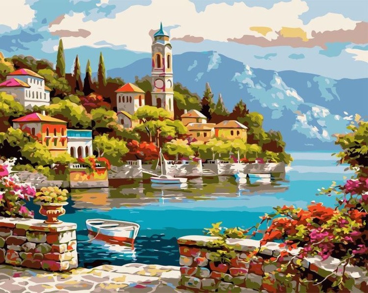 Алмазная вышивка «Городской пейзаж» — картинка 2