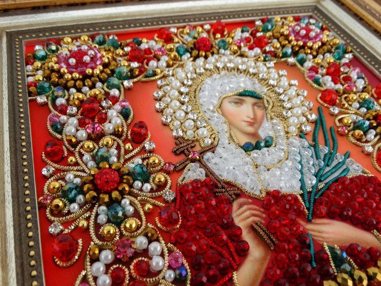 Набор вышивки хрустальными камнями «Святая Валентина» — картинка 3