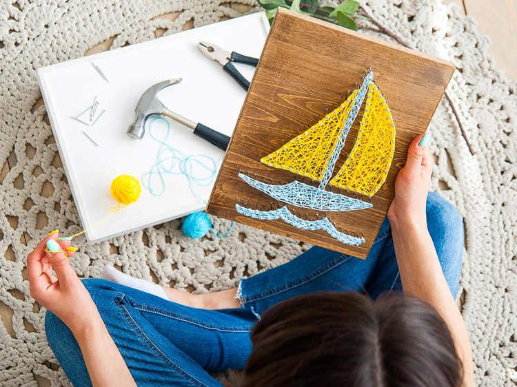 Набор для творчества STRING ART «Кораблик» — картинка 6