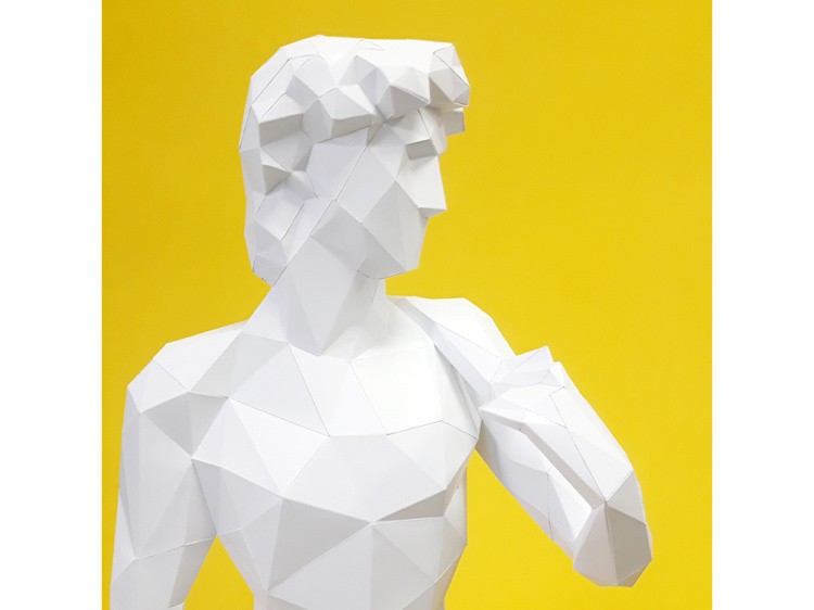 Бумажная модель для склеивания фигура «Статуя Давида» — картинка 2