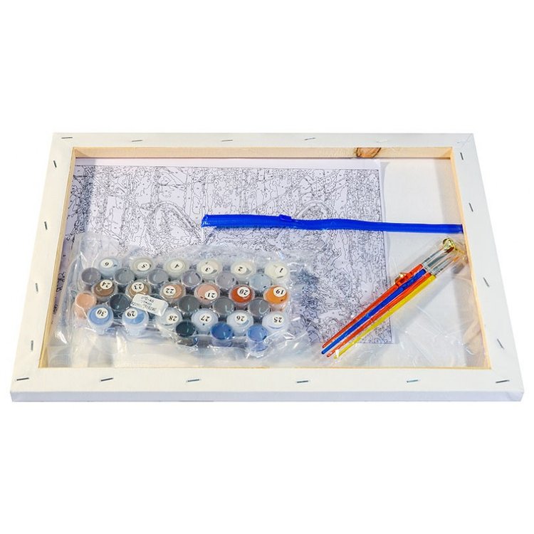 Картина по номерам «Волк» — картинка 3