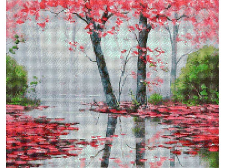 Алмазная вышивка «Цвета осени» — картинка 2