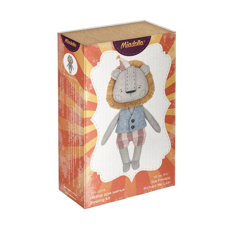 Набор для шитья «Лев Ричард» — картинка 2