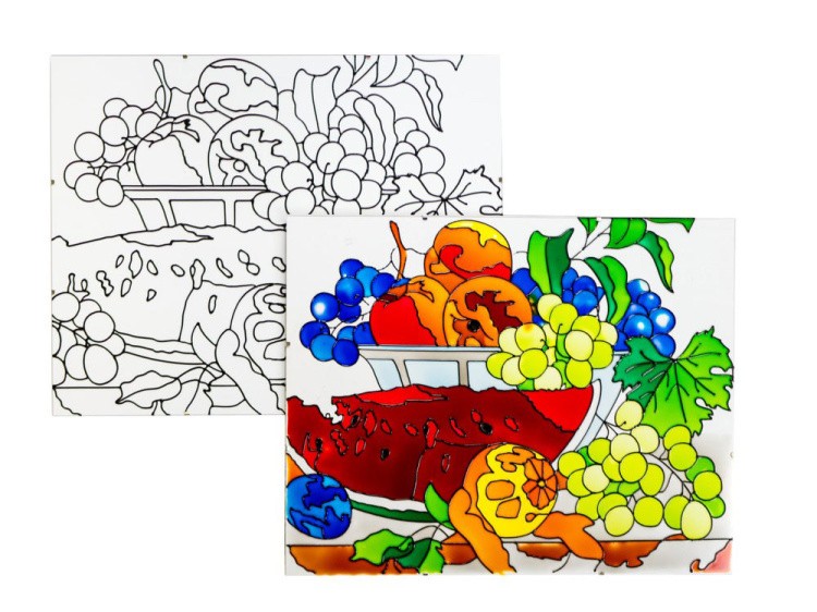 Витраж-раскраска «Натюрморт» — картинка 3