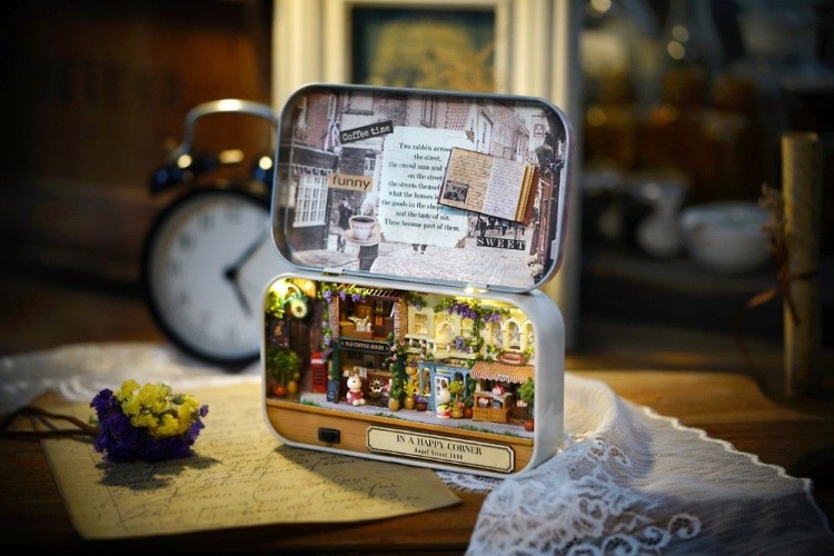 Сборная модель Румбокс. Домик в шкатулке «Уголок счастья» — картинка 3