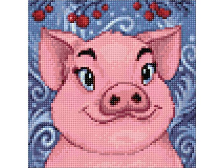 Алмазная вышивка «Свинка» — картинка 2