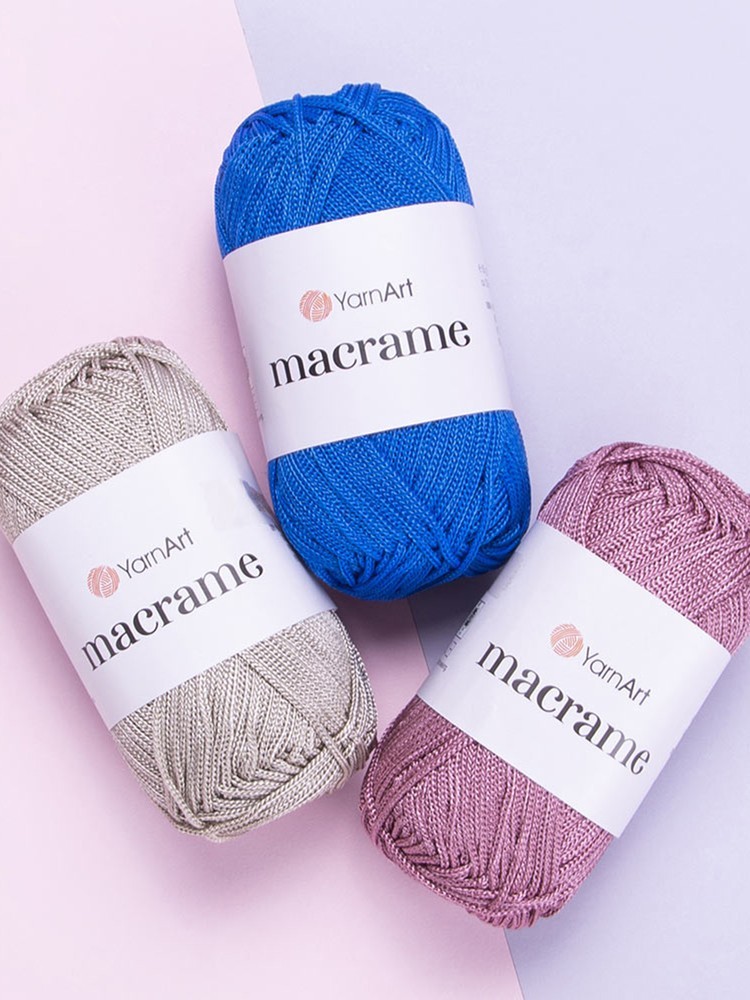 Пряжа YarnArt Macrame (ЯрнАрт Макраме), (152), бирюзово-голубой, 6 шт. по 90 г — картинка 11