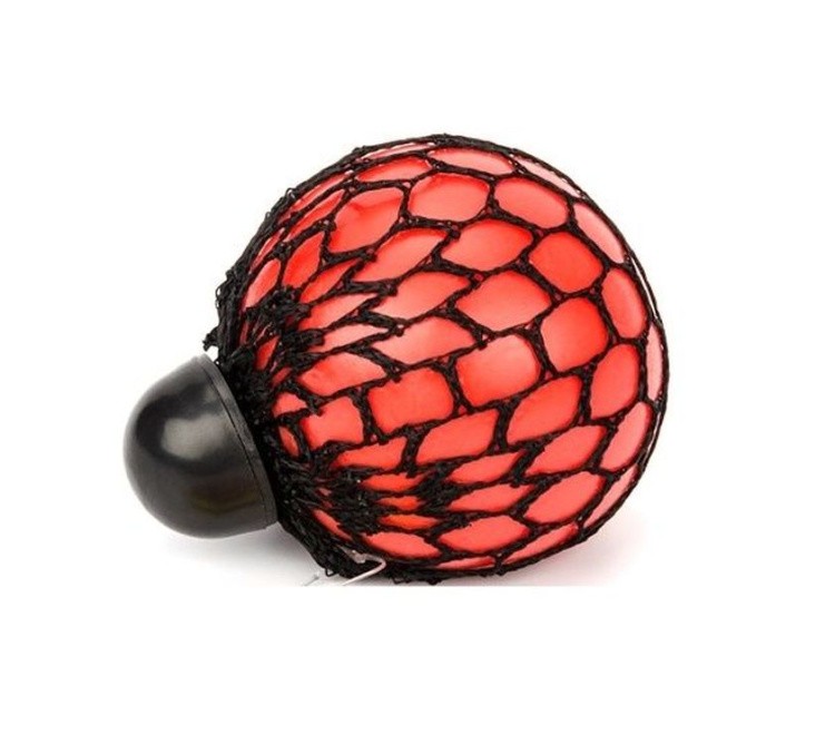 Стрессбол «Выжимяка» красно-желтый — картинка 2