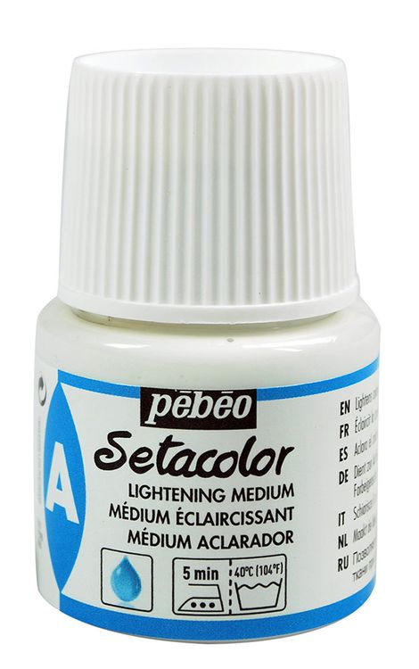 Медиум осветляющий для красок по ткани Pebeo Setacolor, 45 мл