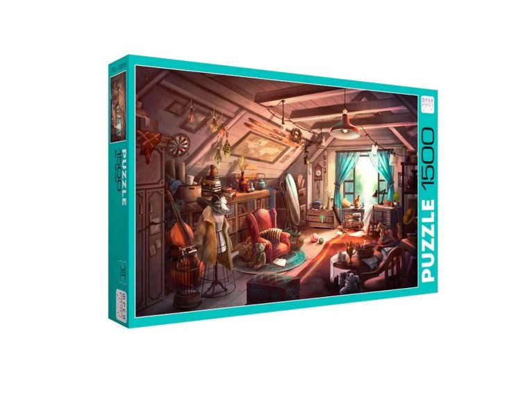 Пазлы «Уютный чердак» — картинка 2