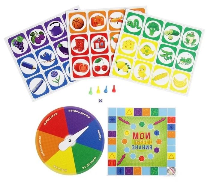 Настольная игра «Мои первые знания. Изучаем цвета» — картинка 5